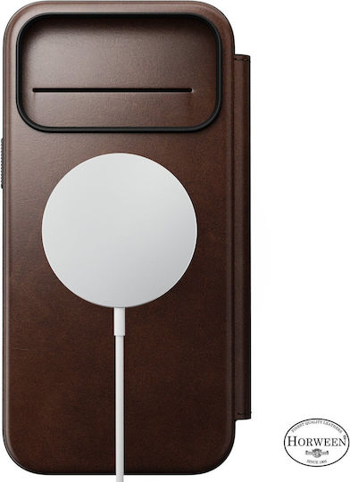 Nomad Modern Leather Folio Rustic Brown Horween Iphone 18 Pro Max/17 Pro Max 114761118e8e