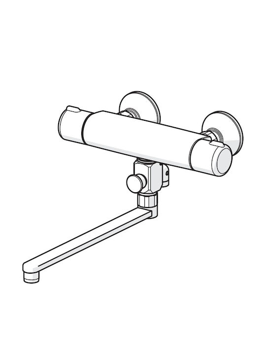 Oras Retro Waschbeckenarmatur Silber