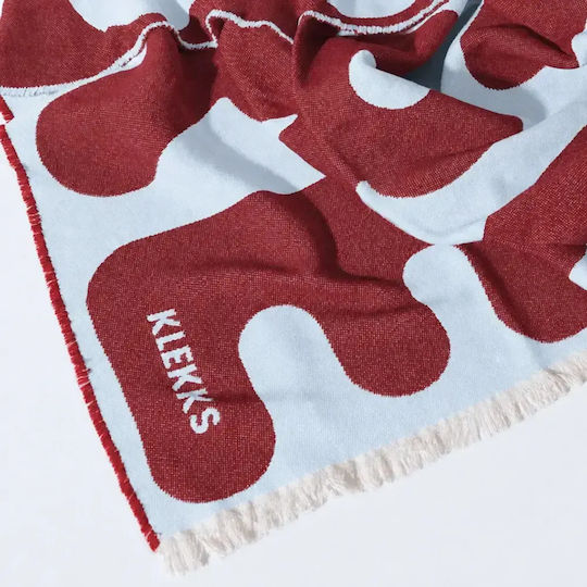 Klekks Sofa Blanket 140x200cm Burgundy