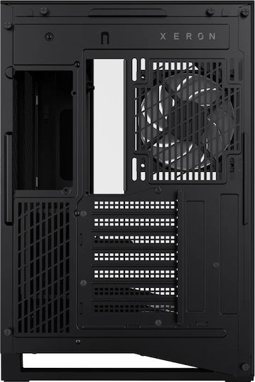 GameMax NEX C56 VC WH Gaming Midi-Turm Computergehäuse mit Seitenfenster Schwarz