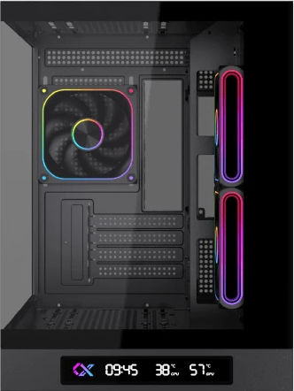 Xigmatek Cloud DGT 3AF Компютърна кутия Черна