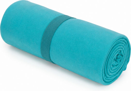 Prosop Din Microfibră Pentru Corp 200gr/m² Cu Husă Albastru 180x100cm