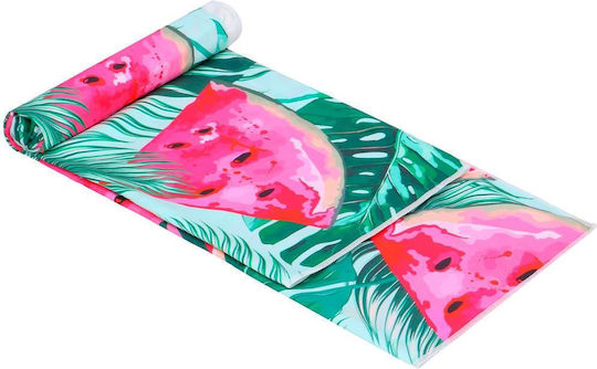 Prosop Din Microfibră Pentru Corp 200gr/m² Cu Husă Roz 180x100cm