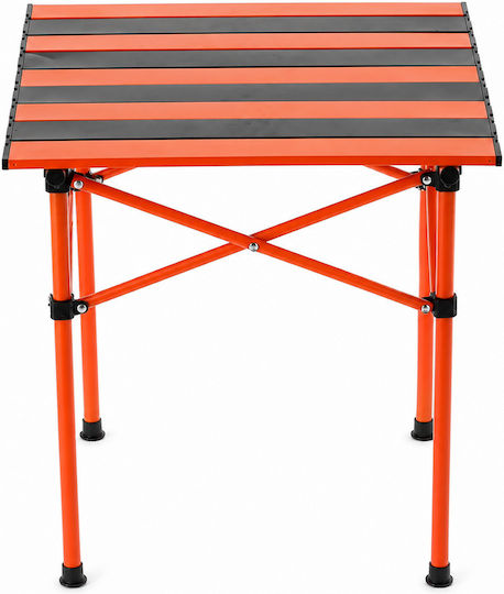 Set masă Oțel pentru Camping Pliabil 55x47x66cm Negru