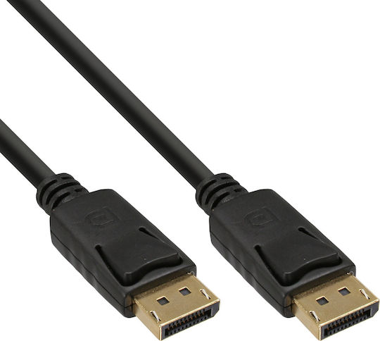 InLine Кабел DisplayPort мъжки - DisplayPort мъжки 5 m Черен