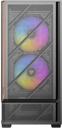Antec P30 AIR Геймърско Midi Tower Компютърно Кутия с Страничен Прозорец и RGB Осветление Черен