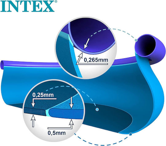 Round PVC Inflatable Blue Swimming Pool 3.9lt