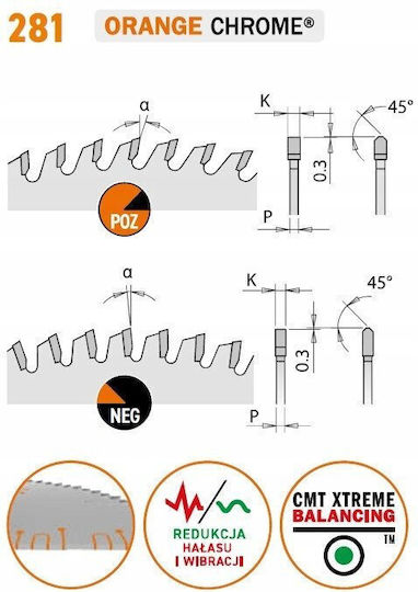 CMT Wood Cutting Disc 160mm