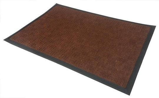 Domoletti Fußmatte aus Gummi Braun 60x90cm Braun