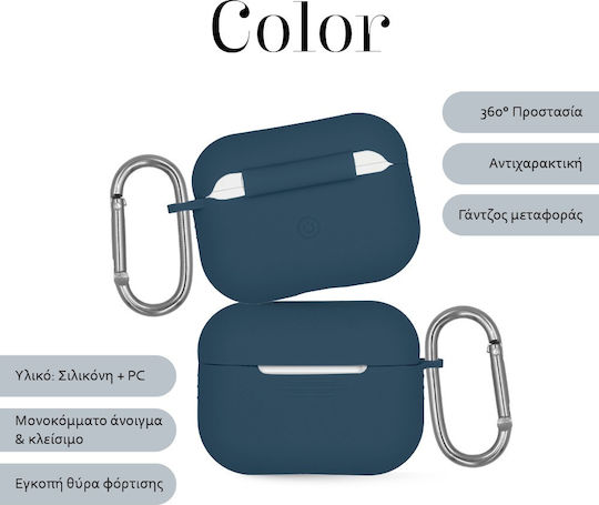 Θήκη Σιλικόνης Sonique Silicone Airpods Pro Μπλέ