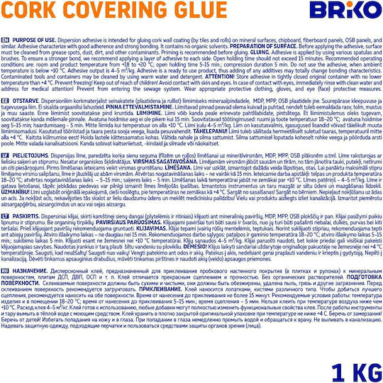 Briko Konstruktions- und Schwerlastkleber 1kg
