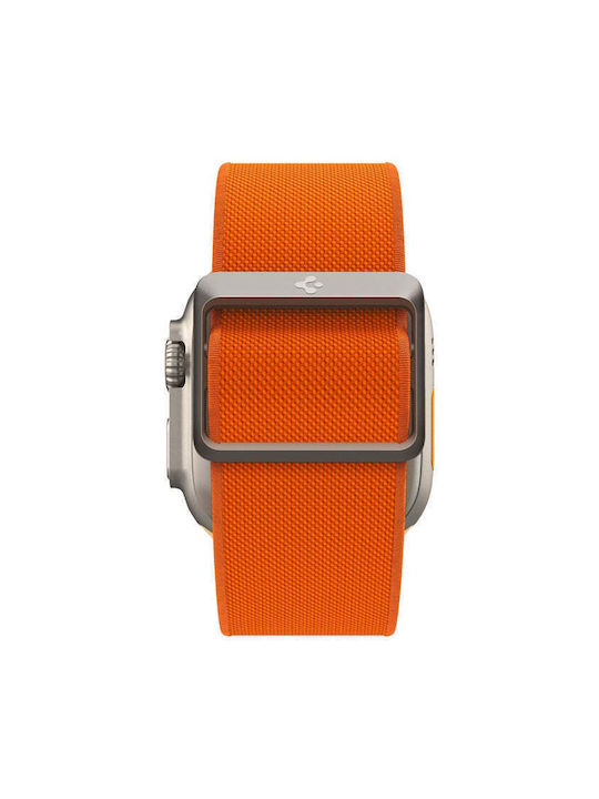 Spigen Каишка за Apple Watch 8 9 10 11 Se 1 2 3 Ultra 1 2 3 – 44 45 46 49mm Fit Lite Ultra Оранжев