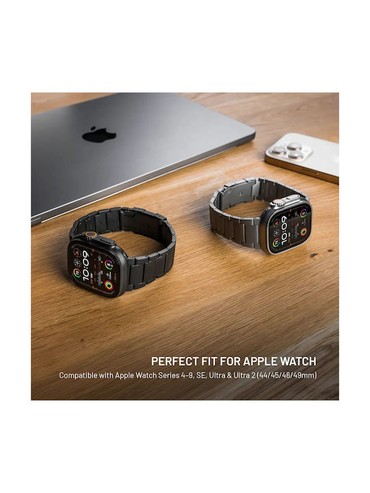 Fixed Titanium Strap Pro Natural Titanium Apple Watch 44 45 46 49mm Fixed Titanium Strap Pro Natural Titanium Apple Watch 44 45 46 49mm