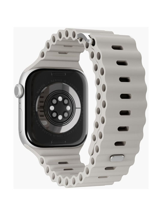 Vonmählen Wave Band 2 Apple Watch 38 40 41mm Einheitsgröße Beiges Tragbare Bänder