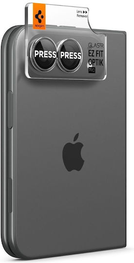 Spigen SGP Camera Lens Protection Glass TR Optik Pro EZ Fit Apple iPhone Duo 2026 Fold 5G 2026 AGL12012 2 Tem White