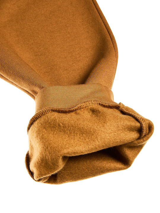 Kids Sweatpants Set With Brown Top 00230862TAVAS