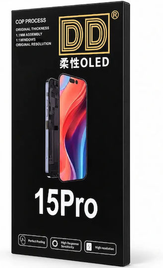 Ersatzbildschirm & Touch-Mechanismus Apple iPhone 15 Pro Weiches OLED 120Hz