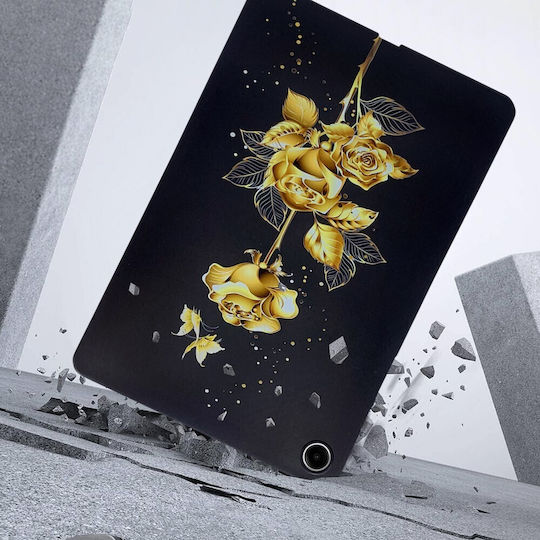 Silikon Hülle Golden Rose Samsung Galaxy Tab A9+/Tab A11+