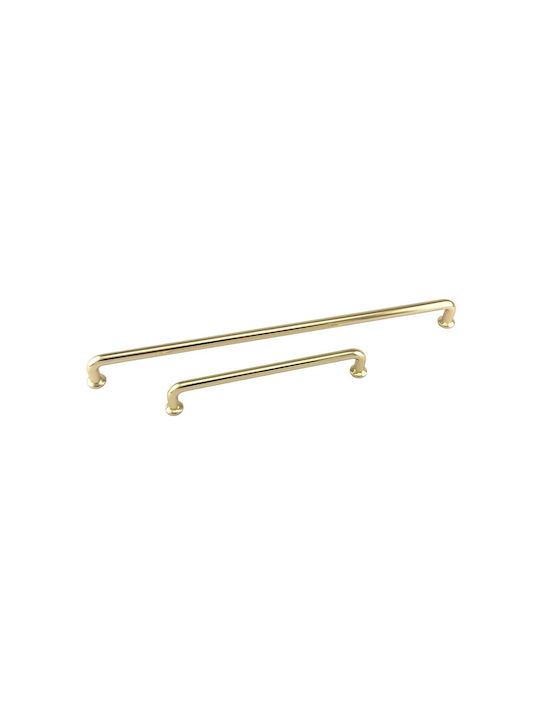 Gtv Nord Möbelgriff aus Zamak in Bronze Farbe mit Lochabstände 320mm UZ-NORD-320-03