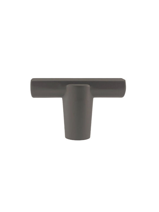 Gtv Ray Πόμολο Επίπλου από Ζάμακ Light Graphite GZ-RAY-1-25