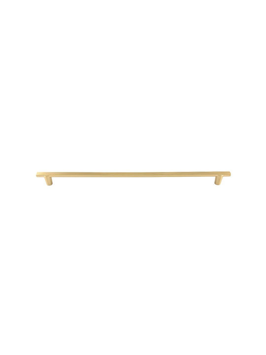 Gtv Ray Möbelgriff aus Zamak Gold Matt 14mm Lochabstände 320mm UZ-RAY-320-18