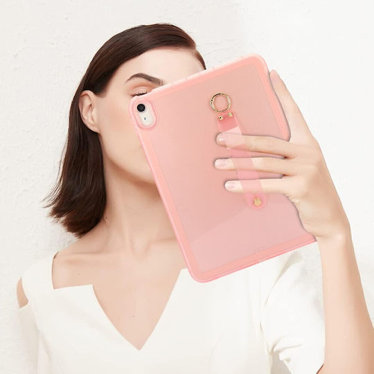 Silikon Armband Handgelenk Hülle Halbdurchsichtig Rosa Apple iPad 10,9" (2022) / iPad 11" (2025)
