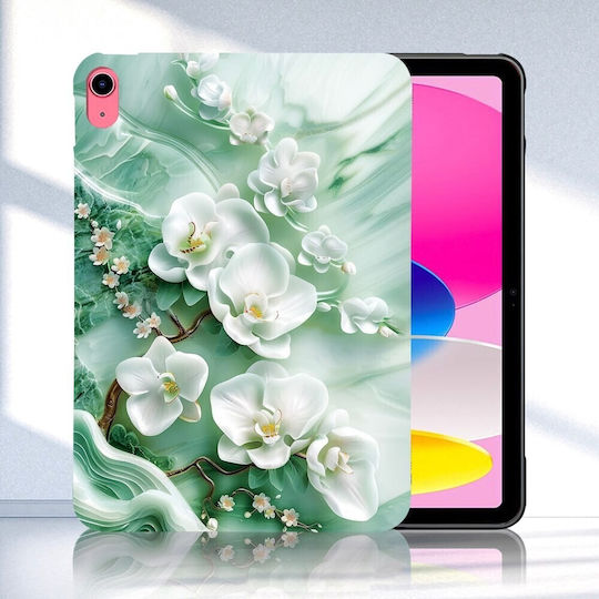 Silikon Hülle Jade Flower Apple iPad 10,9" (2022) / iPad 11" (2025)