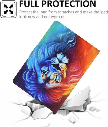 Xiaomi Redmi Pad 2 11 Wallet Hülle Bunte Löwe