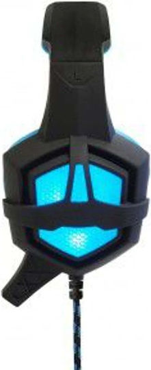 Art Flash On Ear Gaming-Headset mit Konnektivität 2x3,5 mm / 3,5 mm / USB Blau für PC