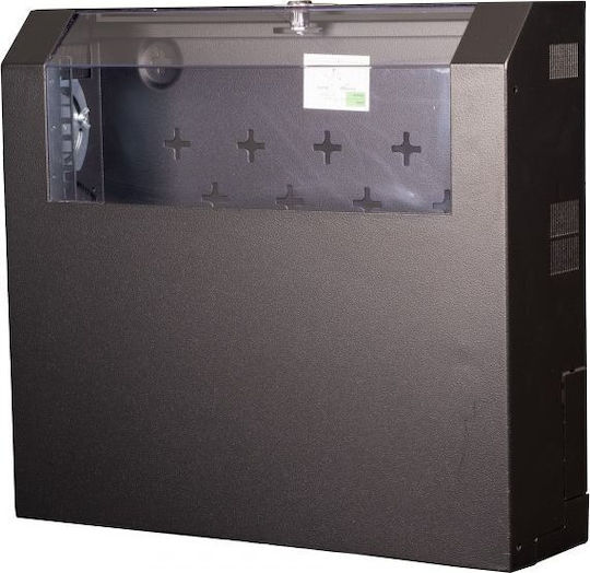 Equip Wall Mounted Rack Cabinet 19U 50x47.5x47.5cm Black ESF-05-B