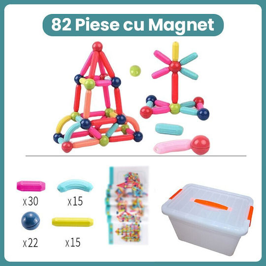Jucărie Magnetică de Construcție
