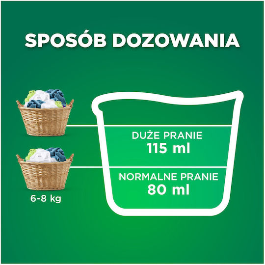 Ariel Detergent Lichid pentru Spălare Manuală pentru Rufe Albe și Colorate 2.25lt (50 Măsuri)