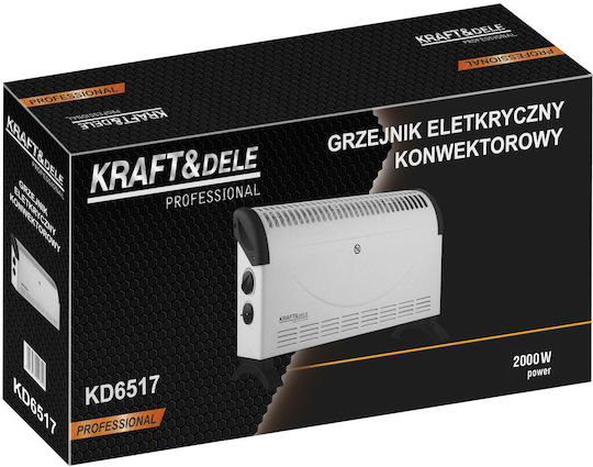 Kraft & Dele Θερμοπομπός Δαπέδου 2000W 53x38.5cm