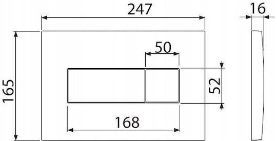 Cersanit Cersanit Spülplatte Für Doppelspülung