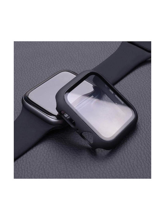 Cadru Dur Lavandă Gri 2-în-1 + Sticlă Călită Apple Watch 40mm