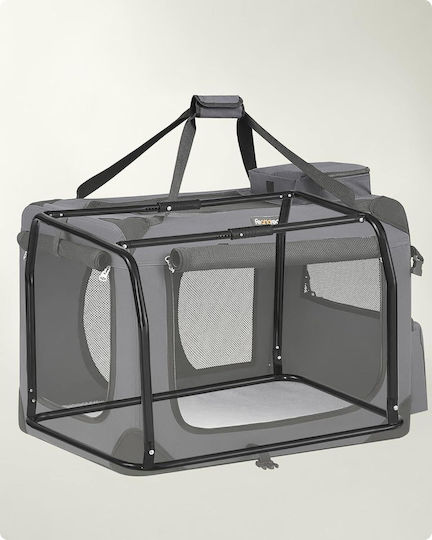 Feandrea Geantă pentru transportul câinelui gri M70xL52xÎ52cm.