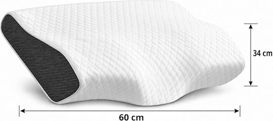 Memory Foam Bed Pillow 34x60x11cm