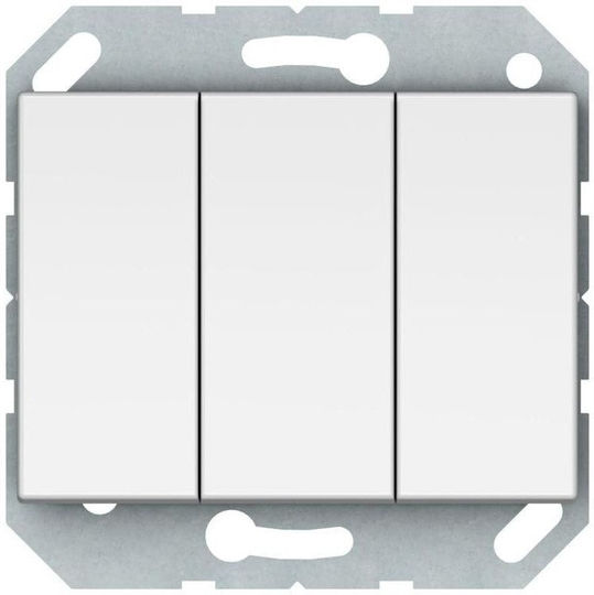 Harry Potter Recessed Switch Mechanism White