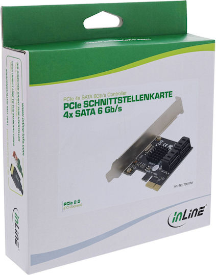 InLine PCIe Karte mit SATA Anschluss
