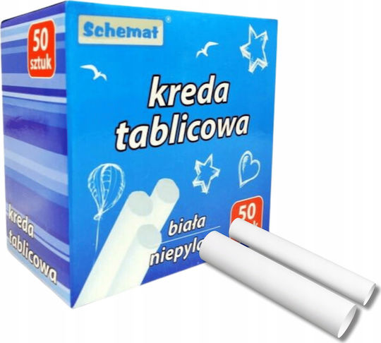 Panta Plast Σετ 50 Λευκές Κιμωλίες
