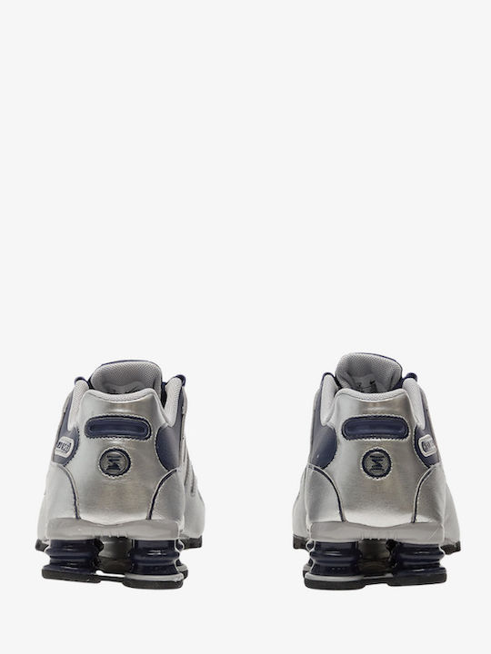 Shox Nz Ghete pentru bărbați Midnight Navy Metallic Silver