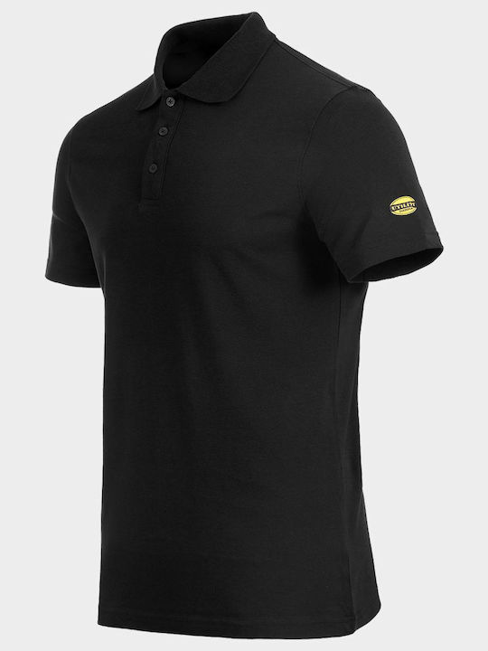 Diadora Smart 2.0 Polohemd Schwarz