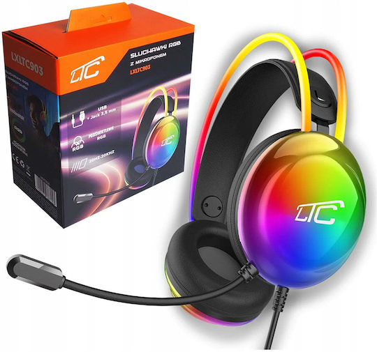 LTC Audio LXLTC903 On Ear Gaming Headset με σύνδεση 3.5mm / USB
