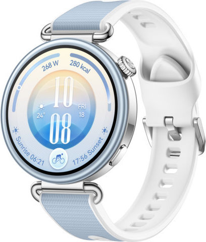 Watch GT 7 Stainless Steel 41mm Waterproof with Heart Rate Monitor Blue