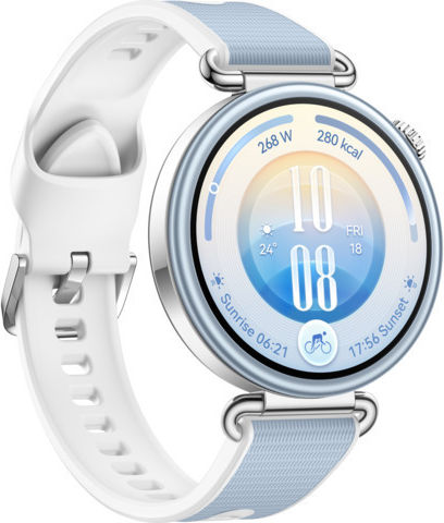 Watch GT 7 Stainless Steel 41mm Waterproof with Heart Rate Monitor Blue