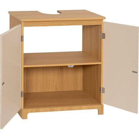 Eurocasa Badezimmer Waschtisch-Einheit Ohne Waschbecken M62xB30xH70cm Braun/Beige Eurocasa Badezimmer Waschtisch-Einheit Ohne Waschbecken M62xB30xH70cm Braun/Beige