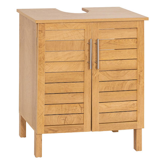 Eurocasa Bathroom Vanity Unit Without Sink M60xB30xH70cm Beige