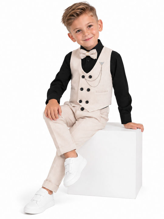 Kids Clothing Sets Summer Beige 5 Pieces