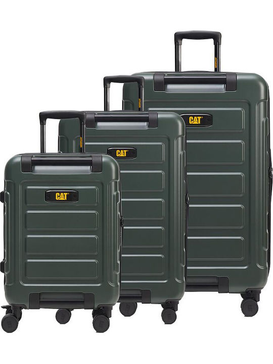 CAT Green Suitcases