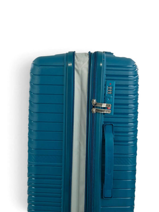 Playful Bags Reise Koffer Hart Petrol Blau Maximale Höhe 60cm Set 2 Stück